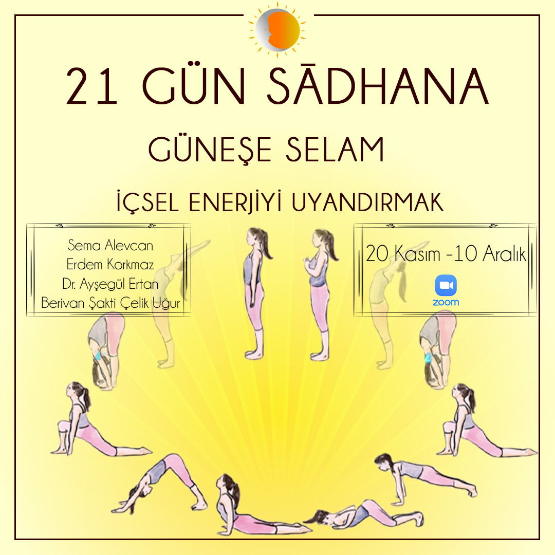 21 gün sadhana- GÜNEŞE SELAM MARATON